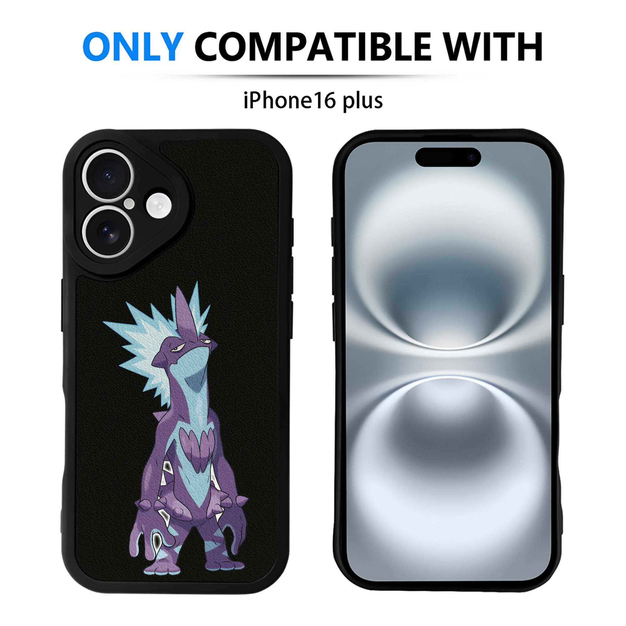 （画像用） ポケットモンスター Pokémon 【iPhone 16シリーズ対応】シリコンスマホケース（レザー調） 材質：シリコン